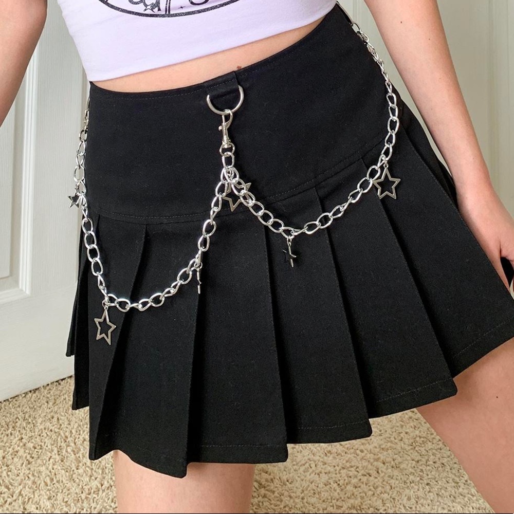 Dolls Kill Wishful Thinking Pleated Skirt